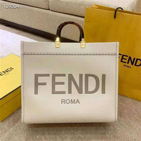 fendi roma bag white